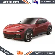 Bburago 1:24 Scale 2022 Ferrari Purosangue 4 Door V12 Red Diecast Vehicle