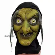 Halloween Devil Witch Mask Headgear Masquerade Costume Party Cosplay Props Latex