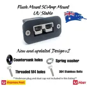 Flush Mount Plate fits Anderson style plugs SB50 UV stable