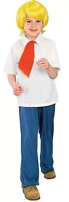 Licensed Cartoon Network Scooby Doo CHILD FRED COSTUME