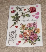 PSX Designs Sticker Sheet ~ Roses with Love....Very RHTF
