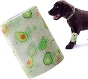 Dog Paw Protector - Elastic Adherent Wrap for Dog Injury,Non-Woven Breathable Vet Wrap Cohesive Bandage for Pets Wrist, Knee & Ankle Sprains