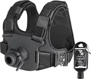 IRONPULSE | Weight Vest Kit for Bodybuilding, Crossfit, Running – Compatible with Standard Weight Diameter 50 mm – Max 80 kg – 2 Disc Stop Collars & Liquid Magnesia Included – Strength Training