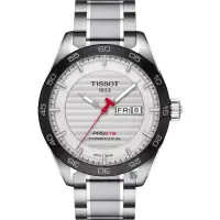 在飛比找momo購物網優惠-【TISSOT 天梭】PRS516 賽車動力儲存80機械錶-