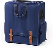 BOSERMEN Dog Backpack, Pet Carrier Backpack for Small Medium Dogs and Cats, Dog Backpack with Safety Lock Zipper and Breathable Mesh for Travel Hiking Camping(Blue)