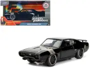 1/32 Diecast Model Car Dom's Plymouth GTX Black Silver Stripes Fast & Furious...