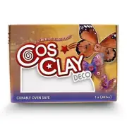 M00637-FS MOREZMORE 1 lb Cosclay DECO WHITE Flexible Polymer Clay Soft Grade