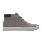 Ben Sherman Sutton High Top Mens Grey Sneakers Casual Shoes BSMSUTONE-0828