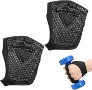 Gym Gloves for Women,Breathable Weightlifting Half Finger Mittens - Training Accessories, Anti Slip Yoga Equipment, Full Palm Protection for Men Women