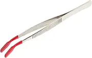 HOUDERCO Stainless Steel Multi Function Stamp Tweezers for Stamp Collectors Ergonomic Design for Precision Handling Lightweight and Portable Hobby Tool