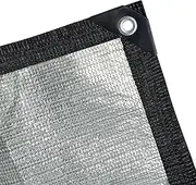 BeGrit 99% Reflective Aluminet Shade Cloth with Grommets 1m x 2m Sunshade Cloth Garden Cover Shade Mesh