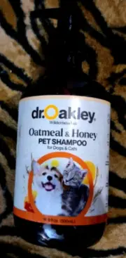 Dr. Oakley Oatmeal & Honey Pet Shampoo Dog Or Cat 16.9 oz. ea.