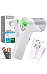 Touchless Infrared Forehead Thermometer for Adults & Baby, FSA HSA Approved