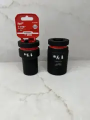 Milwaukee 1” Drive Shockwave Impact Sockets - 1-1/16” & 1-7/16”