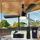 Ceiling Fans with Lights,28" LED Fan Light Hanging with Hook,Hook Type Ceilin...