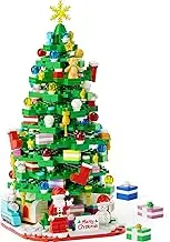 Advent Calendar 2024 for Kids Teens Adults, 24 Days Surprise Christmas Tree Building Blocks Christmas Countdown Calendar Gift Box with 1024 PCS Xmas Building Bricks Toy Decor for Boys Girls Women Men