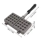 HG Waffle Maker Pancake Baking Pan Iron Waffle Mold Aluminum Alloy For Kitchen