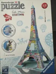 Ravensburger 3D Puzzle Eiffel Tower by Tula Moon -216 Piece -No125678 - Sealed