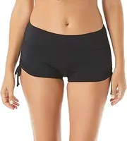 [Beach House] Blake Adjustable Side Tie Bikini Swim Short - High Waisted Bottom