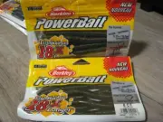 2 Packs Berkley 5.25" General Stick Worm Soft Fishing PowerBait Watermelon Red