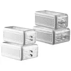 Egg Holder Drawer Type 2 Tier Dustproof Egg Storage Organizer for Household