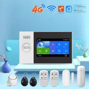 4G Home Alarm Smart Home Wireless System Touch Screen Mobile APP Remote Control