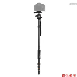 Zomei Q666 59 英寸緊湊型旅行便攜鋁合金相機三腳架獨腳架帶球頭/快裝板/單反相機便攜包