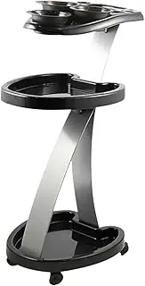harayaa Salon Tray on Wheels, Hairstylist Tray,Hairdressing Cart Tool Hair Tools Organizer Rolling Cart for Barber Salon Hairdresser
