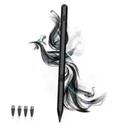 Stylus Pens for Touch Screens Power-Display Tablet Pen POM Tip 2SS--Black
