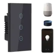 BSEED Smart Dimmer Switch, 2.4GHz WiFi Light Dimmer-WiFi, Black, WiFi
