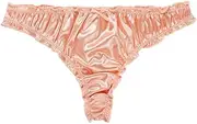 [Generic] Women's Bikini Lingerie Briefs Panties Satin Knickers Cotton Crotch Breathable Quick-Drying Comfortable Ladies Underwear