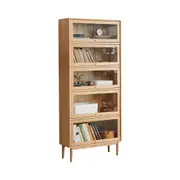 MIUZ 5-Tier Cabinet Bookcase Stand Bookshelf Display Shelf Storage Display Rack Stand Home Decor