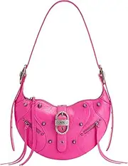 JW PEI Women's Tessa Shoulder Bag, Crushed Bright Pink