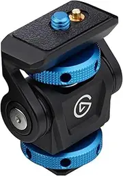 Elgato Cold Shoe – Adjustable ¼ inch Thread Mount for Lights, Off-Camera Flash, Microphones, Light Stands, tripods, Perfect for Photo and Video Studio Production, Black (10AAR9901)