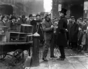 British Actors Stewart Rome And Cecil Mannering In A London 1921 Old Photo