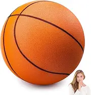 Valiayi Silent Basketball Size 5 (27.2") – Grooved Airless Indoor Basketball for Quiet Dribbling and Indoor Training-Higher Bounce Noiseless Ball