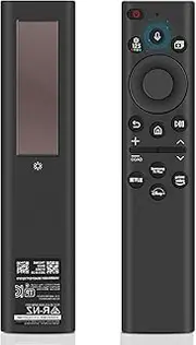BN59-01385A Replacement remote control for Samsung, universal solar voice remote control for Samsung Smart TVs with 4 shortcut buttons, compatible with The Frame Neo QLED, Crystal UHD series TVs