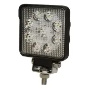 Ecco E92006 Flood Light 9 Led, Flood Beam, Square, 1 Bolt Mount, 12 24 Volt