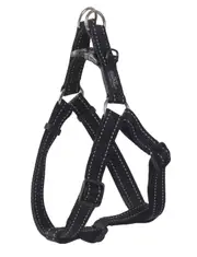 Rogz Classic Step-In Reflective Dog Harness Black - 4 Sizes