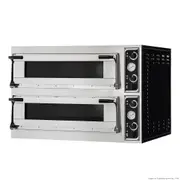 BakerMax Prisma Food Pizza Ovens Double Deck 12 X 35Cm - Deck Ovens (TP-2-SD) - TP-2-SD