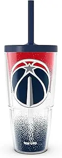 Tervis NBA Washington Wizards - Defend Made in USA Double Walled Insulated Tumbler Travel Cup Keeps Drinks Cold & Hot, 24oz with Straw Lid, Classic