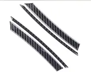 ATATNK 2PCS Car Interior Door Speaker Audio Side Carbon Fiber Sticker Compatible for Mini Cooper E SE J01 EV 2024 2025 Interior Trim Accessories(D)