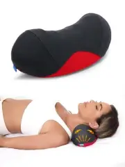Patented Dual-Layer Cervical Neck Roll Pillow – Massage Nub Top + Firm Memory...