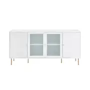 Edward Buffet Unit Sideboard Storage Cabinet Unit - White - White