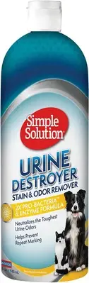 Simple Solution Urine Destroyer Enzymatic Cleaner | Pet Stain and Odor Remove...