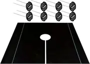 Grass Barrier Fabric,Grass Control Mat Heavy Duty Cover | Tear-Resistant Easy Setup Driveway Cloth Gardening Mat for Yard Farm Patio Pathway