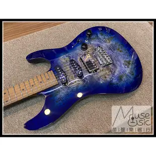 【苗聲樂器Ibanez旗艦店】Ibanez Premium AZ226PB 藍色小搖座電吉他