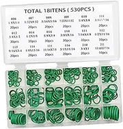 MAGICLULU 530Pcs Sealing Gasket Assortment Kit Flexible O for Plumbing Automotive Maintenance Corrosion Resistant Easy to Use