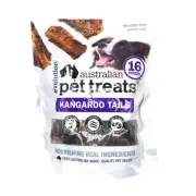 Australian Kangaroo Tails 16 pcs Dog Pet Treat Australian Made Air Dried 1.1kg