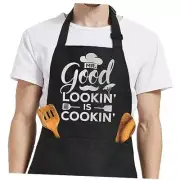 Mens Aprons with Pockets Funny Apron for Men BBQ Kitchen Cooking Funny 1